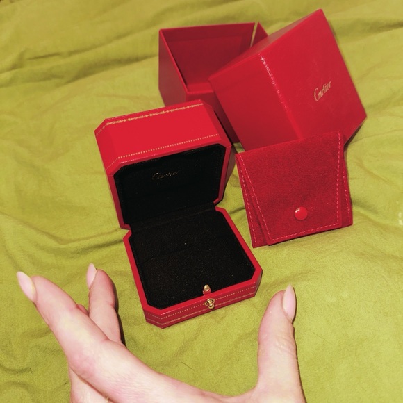 Authentic* Cartier Ring Box and Gift Box - NWT - Picture 3 of 13